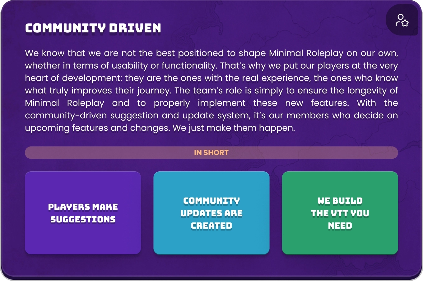Community Driven