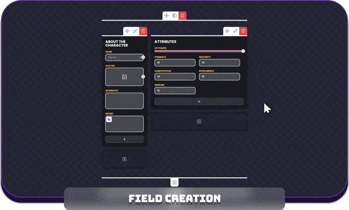 Minimal Sheets: Field creation
