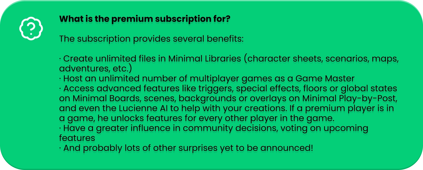 Subscription detail