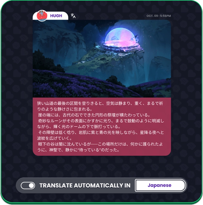 Automatic translation