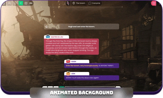 Animated background