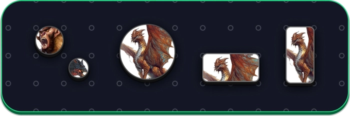 Minimal Boards, tokens resizable