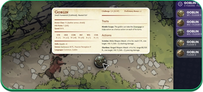 Minimal Boards, tokens informations